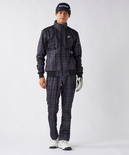 FILA GOLF(フィラゴルフ )の「【FILA GOLF:フィラゴルフ】チェック柄ボンディングパンツ ゴルフ 保温・防風(その他パンツ・メンズ・ホワイト/ネイビー/ブラック・MEDIUM/X-LARGE/XX-LARGE/LARGE)」の19枚目の写真