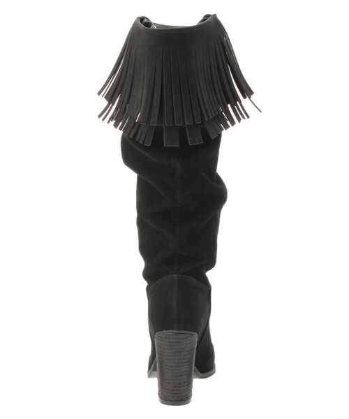 EVRIS（エヴリス）の「フリンジデザインロングブーツ（ブーツ・レディース・ブラック/ホワイト・SMALL/MEDIUM/LARGE）」の22枚目の写真