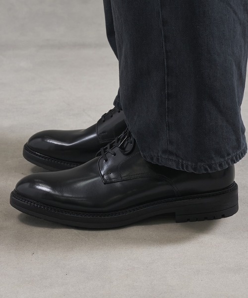 SCOTCHGARDレザープレーントゥ（ドレスシューズ）｜PUBLIC TOKYO