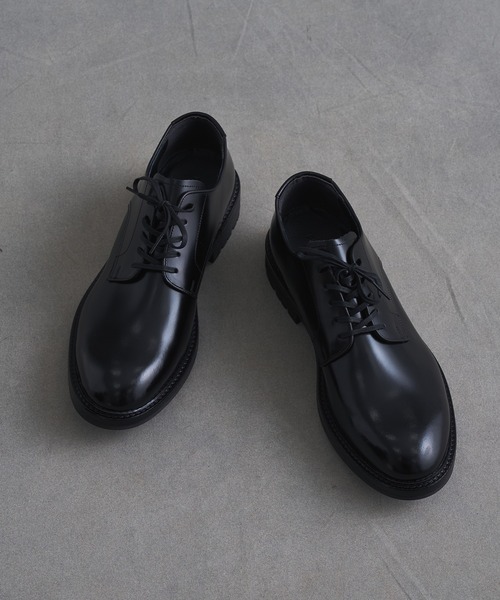 SCOTCHGARDレザープレーントゥ（ドレスシューズ）｜PUBLIC TOKYO