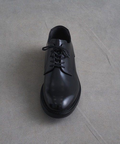 PUBLIC TOKYO(パブリックトウキョウ)の「SCOTCHGARDレザープレーントゥ(ドレスシューズ・メンズ・ブラック・1/2/3)」の9枚目の写真