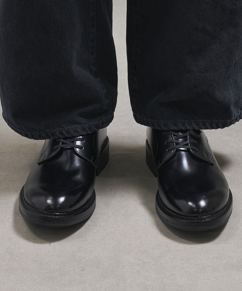 SCOTCHGARDレザープレーントゥ（ドレスシューズ）｜PUBLIC TOKYO