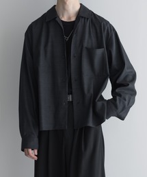 remer（リメール）の「loose basic shirt - shadow glen check /ルーズベーシックシャツシャドーグレンチェック【短丈】（シャツ/ブラウス）」