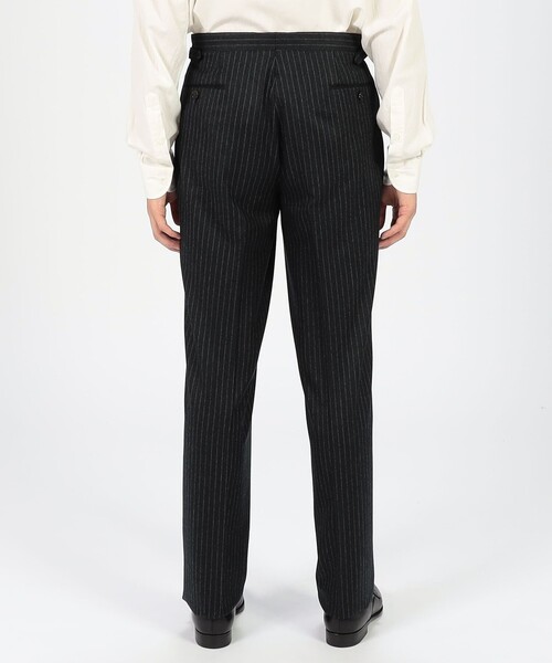 セール】ウールフランネル サイドアジャスター 2Pスラックス V.B.