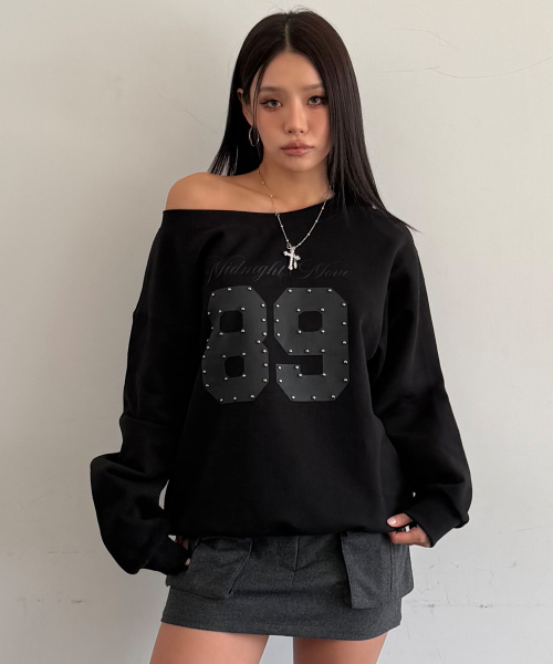 Midnight Move（ミッドナイトムーブ）の「stud 89 mtm (black)（スウェット・レディース・その他・FREE）」の4枚目の写真