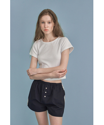 WITHOUT SUMMER（ウィズアウトサマ）の「ラベルベーシックTシャツ_ホワイト（Tシャツ/カットソー）」