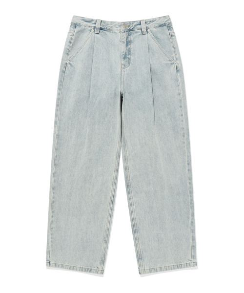 COVERNAT（カバーナット）の「デニムワンタックワイドパンツライトブルー（デニムパンツ・レディース・その他・LARGE/MEDIUM/SMALL）」の2枚目の写真