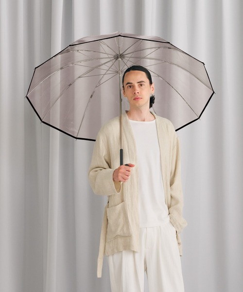 Wpc.（ダブリュピーシー）の「Wpc. classic [ビニール傘] 12K UMBRELLA 雨傘 長傘 12本骨（長傘・メンズ・ブラウン/ライトグリーン/ネイビー/ベージュ/ブルー/ブラック・FREE）」の7枚目の写真