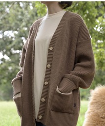 S'more（スモア）の「Bicolor knit cardigan (AW)（カーディガン/ボレロ）」