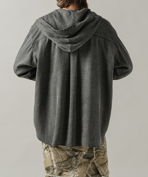 CASPER JOHN（キャスパージョン）の「Lyocell100 snow parka/リヨセル100スノーパーカー（その他アウター・メンズ・ホワイト/ブラック・X-SMALL/LARGE/MEDIUM/SMALL）」の12枚目の写真