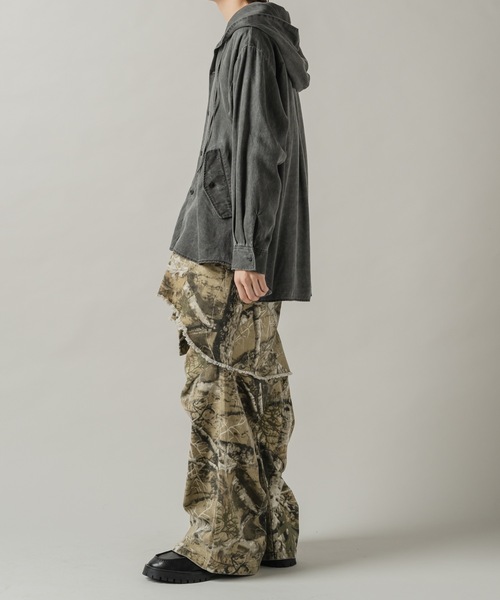 CASPER JOHN（キャスパージョン）の「Lyocell100 snow parka/リヨセル100スノーパーカー（その他アウター・メンズ・ホワイト/ブラック・X-SMALL/LARGE/MEDIUM/SMALL）」の16枚目の写真