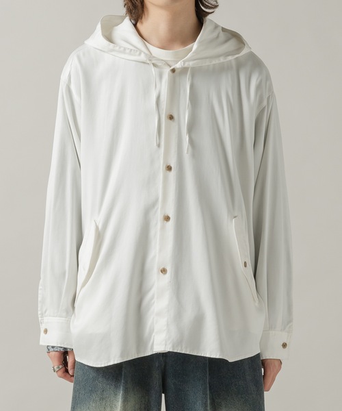 CASPER JOHN（キャスパージョン）の「Lyocell100 snow parka/リヨセル100スノーパーカー（その他アウター・メンズ・ホワイト/ブラック・X-SMALL/LARGE/MEDIUM/SMALL）」の18枚目の写真