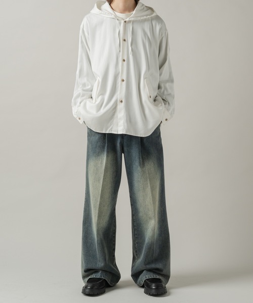 CASPER JOHN（キャスパージョン）の「Lyocell100 snow parka/リヨセル100スノーパーカー（その他アウター・メンズ・ホワイト/ブラック・X-SMALL/LARGE/MEDIUM/SMALL）」の21枚目の写真