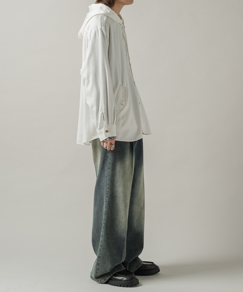 CASPER JOHN（キャスパージョン）の「Lyocell100 snow parka/リヨセル100スノーパーカー（その他アウター・メンズ・ホワイト/ブラック・X-SMALL/LARGE/MEDIUM/SMALL）」の22枚目の写真