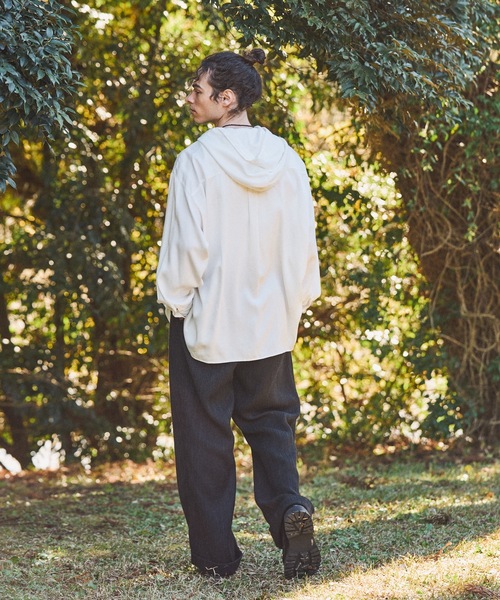 CASPER JOHN（キャスパージョン）の「Lyocell100 snow parka/リヨセル100スノーパーカー（その他アウター・メンズ・ホワイト/ブラック・X-SMALL/LARGE/MEDIUM/SMALL）」の8枚目の写真