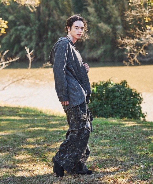 CASPER JOHN（キャスパージョン）の「Lyocell100 snow parka/リヨセル100スノーパーカー（その他アウター・メンズ・ホワイト/ブラック・X-SMALL/LARGE/MEDIUM/SMALL）」の5枚目の写真