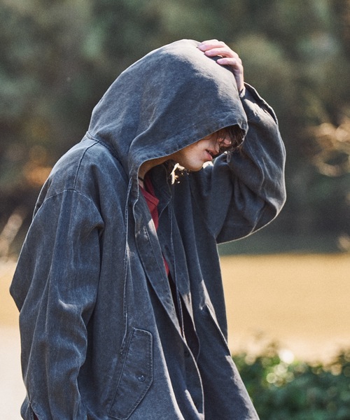 CASPER JOHN（キャスパージョン）の「Lyocell100 snow parka/リヨセル100スノーパーカー（その他アウター・メンズ・ホワイト/ブラック・X-SMALL/LARGE/MEDIUM/SMALL）」の3枚目の写真