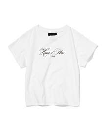 HANDWRITTEN CROP TEE [WHITE]