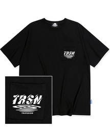 トルネードロゴポケットTシャツ - ブラック