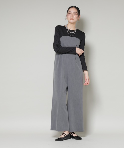 seya. グレー オールインワン seya. グレー オールインワン