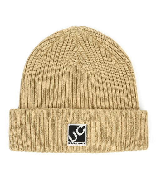 UNDERCONTROL(アンダーコントロール)の「四季用薄手ロングビーニーコットンニット男女共用ロゴビーニーモ帽子 BEANIE / CROSS BOX LOGO / D LEMON(ニットキャップ/ビーニー・メンズ・その他・FREE)」の2枚目の写真