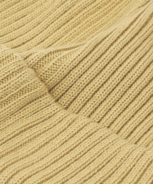 UNDERCONTROL(アンダーコントロール)の「四季用薄手ロングビーニーコットンニット男女共用ロゴビーニーモ帽子 BEANIE / CROSS BOX LOGO / D LEMON(ニットキャップ/ビーニー・メンズ・その他・FREE)」の5枚目の写真