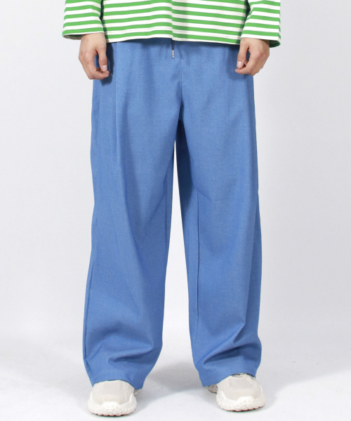 DEMARC(ドゥマーク)の「M VINTAGE DENIM WIDE PANTS BLUE(スラックス・メンズ・その他・LARGE/MEDIUM)」の2枚目の写真