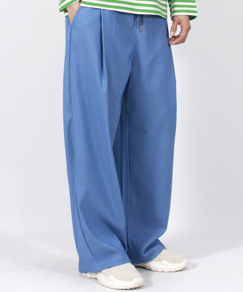 DEMARC(ドゥマーク)の「M VINTAGE DENIM WIDE PANTS BLUE(スラックス・メンズ・その他・LARGE/MEDIUM)」の5枚目の写真