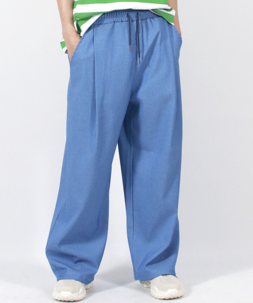 DEMARC(ドゥマーク)の「M VINTAGE DENIM WIDE PANTS BLUE(スラックス・メンズ・その他・LARGE/MEDIUM)」の10枚目の写真