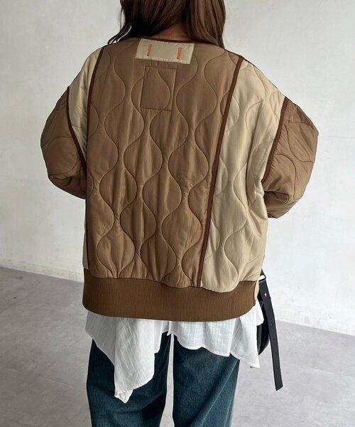 切替キルティングジャケット（ブルゾン）｜CPCM（シーピーシーエム）の