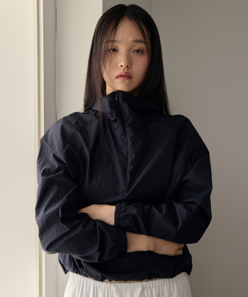 38COMEONCOMMON(38カモンコモン)の「Nylon Hooded Anorak (Navy)(ナイロンジャケット・レディース・その他・FREE)」の1枚目の写真