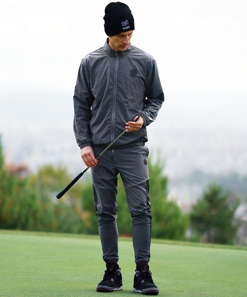 DIVINER GOLF(ディバイナー ゴルフ)の「【DIVINER GOLF】シャカスタンドジップブルゾン メンズ ゴルフウェア ジャンパー ナイロンジャケット ホワイト ブラック 春服 冬服(その他アウター・メンズ・チャコール/ホワイト/ブラック・XXL/XL/L/M)」の14枚目の写真