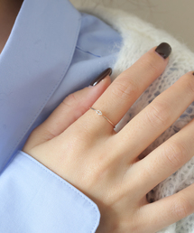 SLOBE IENA | 《WEB限定サイズあり》SLOBE 粒リング K10(リング)