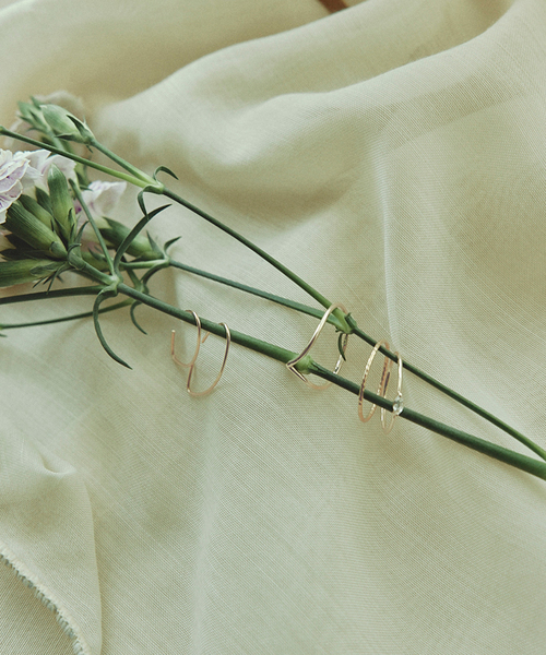 SLOBE IENA（スローブイエナ）の「《WEB限定サイズあり》SLOBE 粒リング K10（リング・レディース・ゴールド・FREE/11/13）」の4枚目の写真