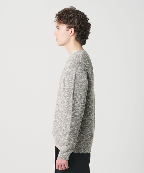 BEAUTY&YOUTH UNITED ARROWS（ビューティーアンドユースユナイテッドアローズ）の「ガーター ステッチ スラブ クルーネック ニット ウォッシャブル（ニット/セーター・メンズ・コバルトブルー/グレー・S/M）」の10枚目の写真