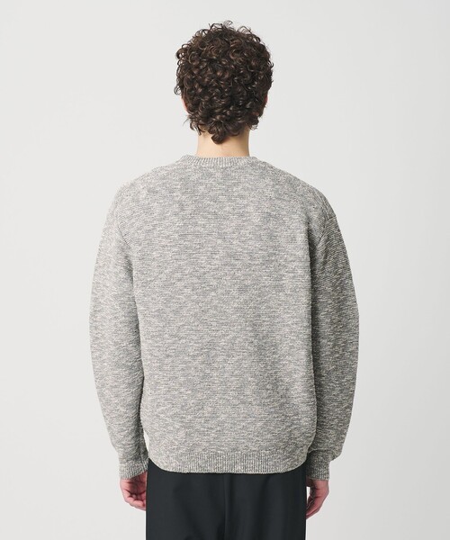 BEAUTY&YOUTH UNITED ARROWS（ビューティーアンドユースユナイテッドアローズ）の「ガーター ステッチ スラブ クルーネック ニット ウォッシャブル（ニット/セーター・メンズ・コバルトブルー/グレー・S/M）」の11枚目の写真