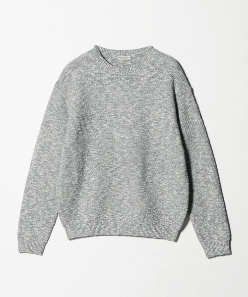BEAUTY&YOUTH UNITED ARROWS（ビューティーアンドユースユナイテッドアローズ）の「ガーター ステッチ スラブ クルーネック ニット ウォッシャブル（ニット/セーター・メンズ・コバルトブルー/グレー・S/M）」の14枚目の写真