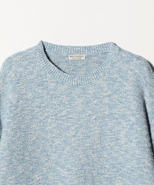 BEAUTY&YOUTH UNITED ARROWS（ビューティーアンドユースユナイテッドアローズ）の「ガーター ステッチ スラブ クルーネック ニット ウォッシャブル（ニット/セーター・メンズ・コバルトブルー/グレー・S/M）」の21枚目の写真
