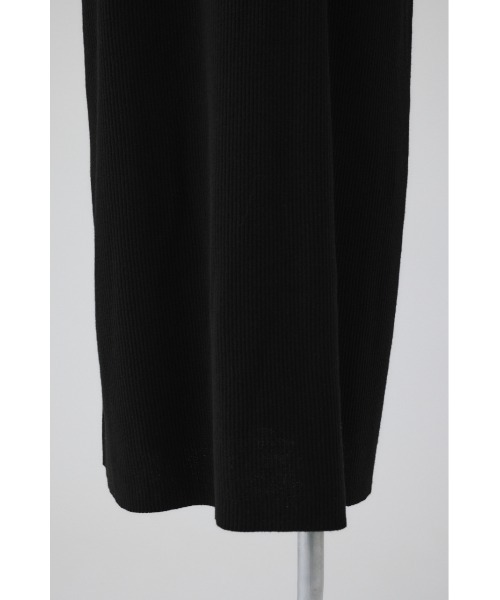 RIM.ARK（リムアーク）の「Fabric covered button dress ファブリックカバードボタンドレス（ドレス・レディース・ブラック/ダークネイビー/ベージュ/チャコールグレー・36/38）」の6枚目の写真