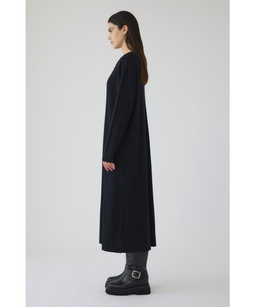 RIM.ARK（リムアーク）の「Fabric covered button dress ファブリックカバードボタンドレス（ドレス・レディース・ブラック/ダークネイビー/ベージュ/チャコールグレー・36/38）」の22枚目の写真