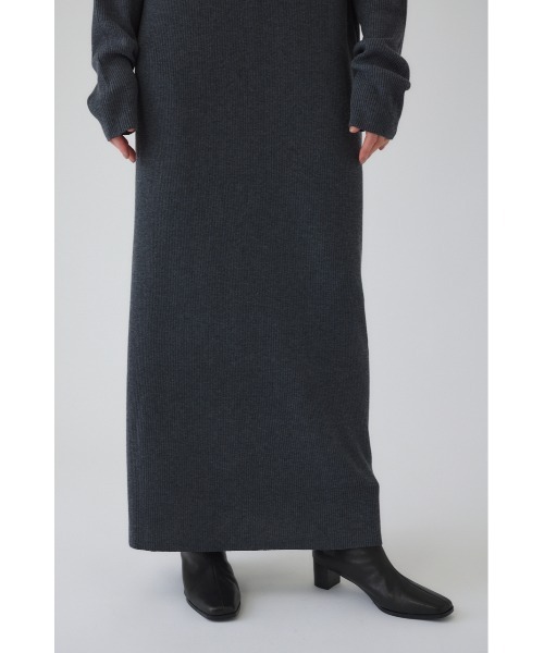 RIM.ARK(リムアーク)の「Fabric covered button dress ファブリックカバードボタンドレス(ドレス・レディース・ブラック/ダークネイビー/ベージュ/チャコールグレー・36/38)」の21枚目の写真