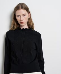 LANVIN en Bleu | スカラフリルニット(ニット/セーター)