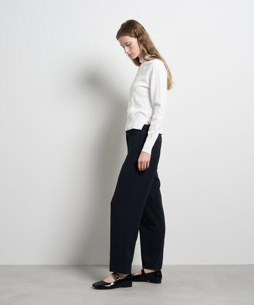 LANVIN en Bleu（ランバンオンブルー）の「スカラフリルニット（ニット/セーター・レディース・ブラック/ライトブルー/オフホワイト・38）」の11枚目の写真
