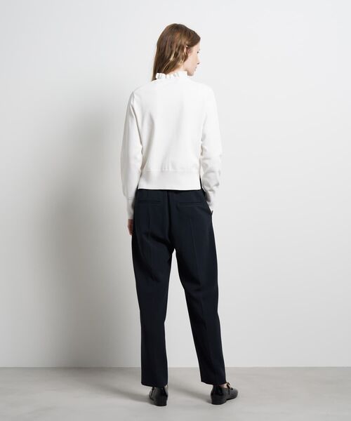 LANVIN en Bleu（ランバンオンブルー）の「スカラフリルニット（ニット/セーター・レディース・ブラック/ライトブルー/オフホワイト・38）」の12枚目の写真