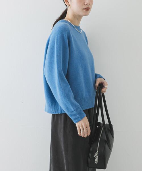 セール】ウォッシャブルウールカシミヤニット(ニット/セーター セール】ウォッシャブルウールカシミヤニット(ニット/セーター