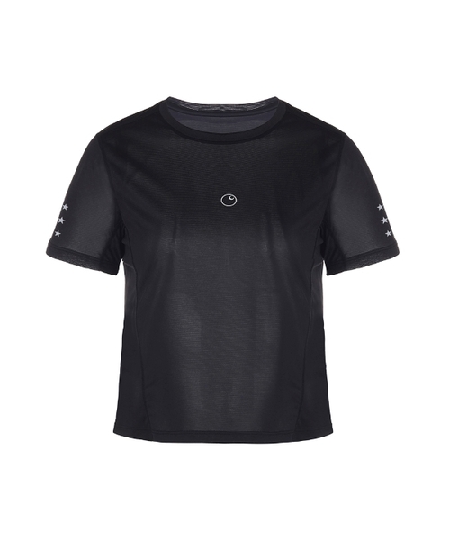 SHELL CORPORATION(シェルコーポレーション)の「Ultra Trail リフレクティブ半袖ベースレイヤー - 全4色(Tシャツ/カットソー・レディース・ブラック/バイオレット/ミント・SMALL/MEDIUM)」の1枚目の写真