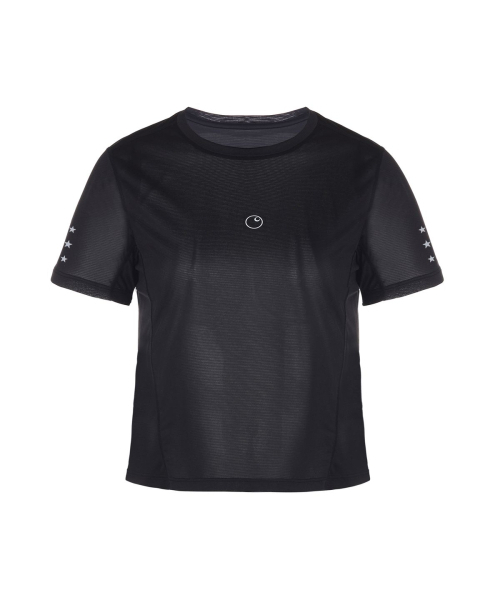 SHELL CORPORATION(シェルコーポレーション)の「Ultra Trail リフレクティブ半袖ベースレイヤー - 全4色(Tシャツ/カットソー・レディース・ブラック/バイオレット/ミント・SMALL/MEDIUM)」の10枚目の写真
