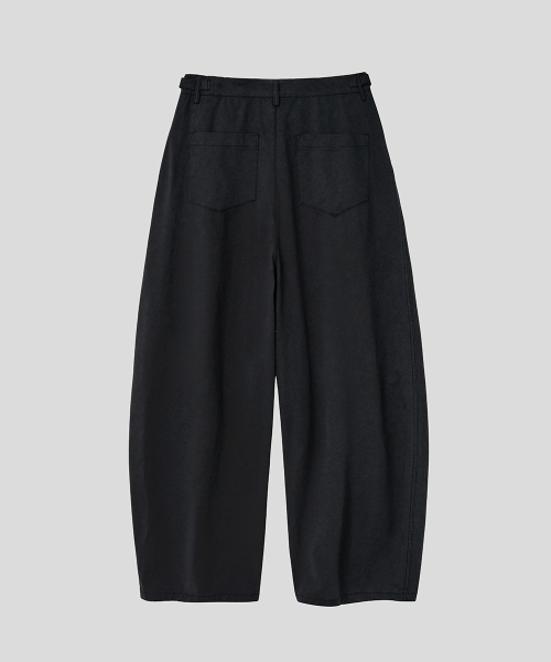 HOOVES（フーブス）の「ガーメントウォッシュツーピンタックパンツ[ブラック]（その他パンツ・メンズ・その他・MEDIUM/LARGE/X-LARGE）」の4枚目の写真