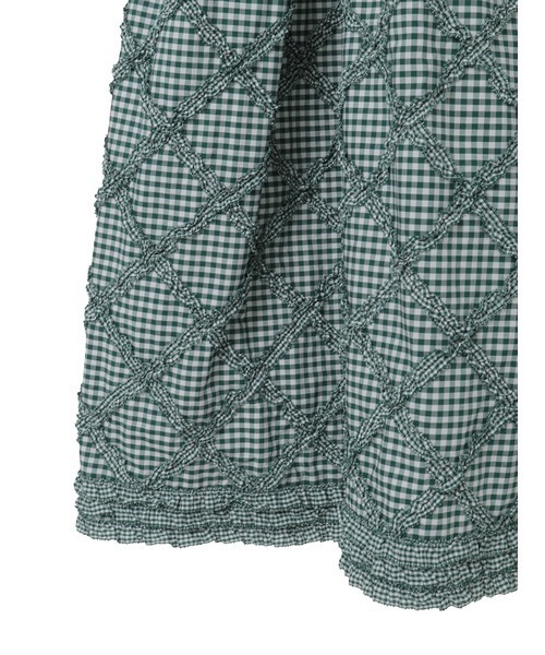 PINK HOUSE（ピンクハウス）の「ギンガムチェックミディワンピース（ワンピース・レディース・レッド/ブラック/グリーン/ブラウン・フリー）」の16枚目の写真