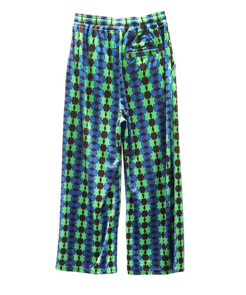 moyan ecri(モヤン エクリ)の「<moyan ecri>カットベロア総柄イージーパンツLink our Ties Easy pants(その他パンツ・レディース・ブルー系その他/オレンジ系その他・M/L)」の21枚目の写真